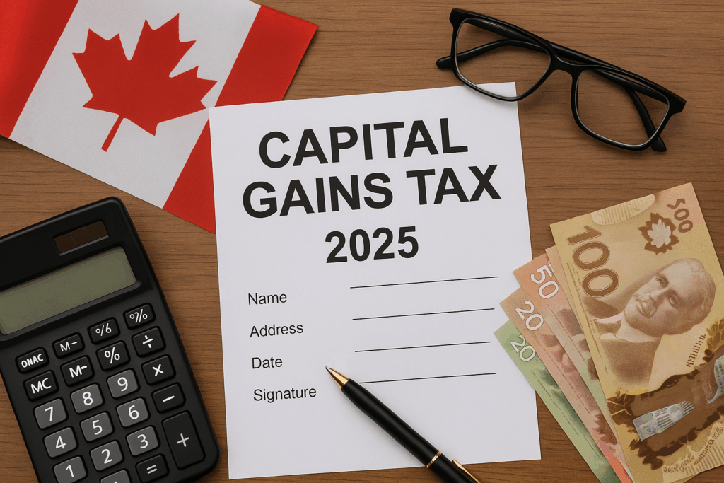 Capital Gain Tax Canada Banner