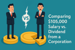 Comparing $105,000 Salary vs. Dividend from a Corporation