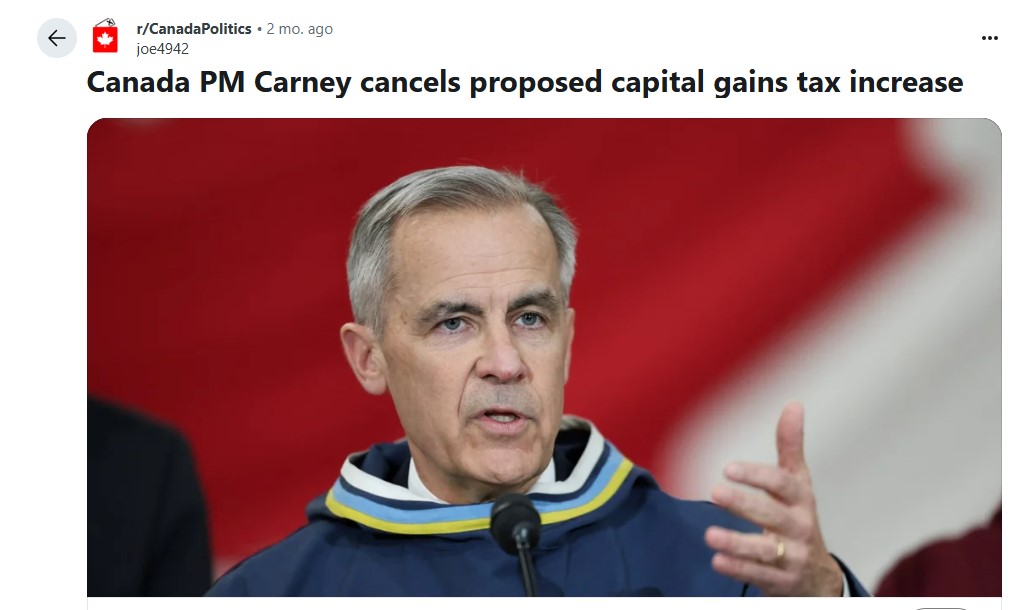 Capital Gain Tax Canada reddit 