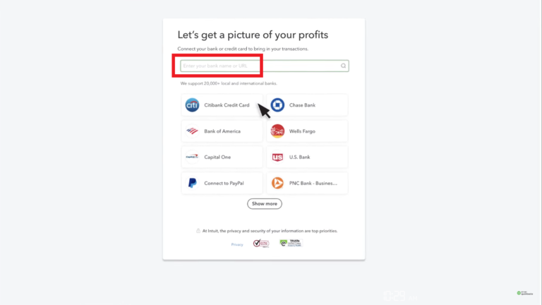 Connect Bank and Credit Card Accounts to QuickBooks Online